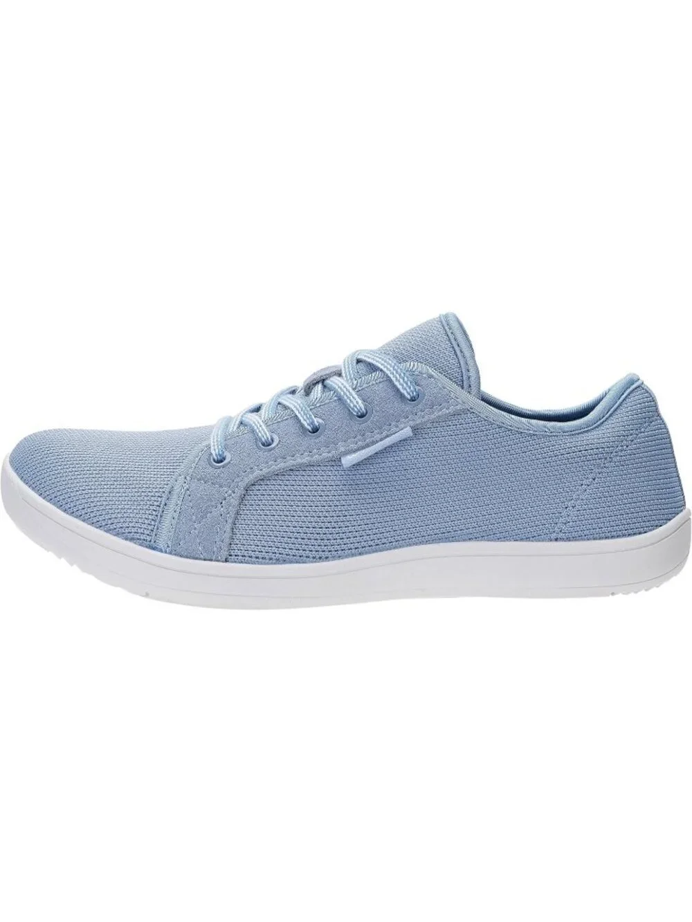 Women's Blue Minimalist Barefoot Shoe Zero Drop Sole Wide Width Fashion Sneaker - Picture 3 of 6
